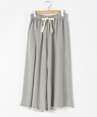 ＜リントゥラウル＞ 大きいサイズ 裏毛リラックスパンツ(LNT-358)(クローバー) モクグレー 【三越・伊勢丹/公式】