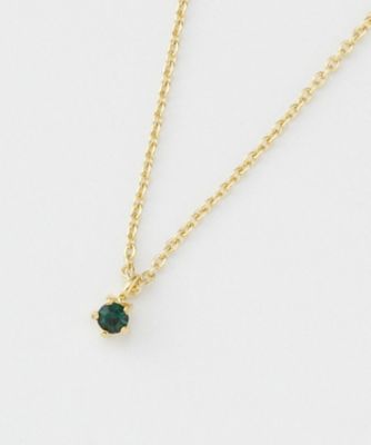 ＜Lilou（リル）＞ 大きいサイズ バース スワロフスキー ネックレス(5010250) エメラルド 【三越・伊勢丹/公式】