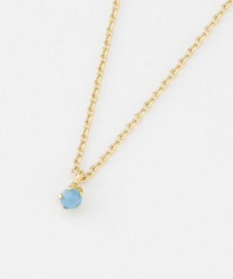 ＜Lilou（リル）＞ 大きいサイズ バース スワロフスキー ネックレス(5010250) ターコイズ 【三越・伊勢丹/公式】