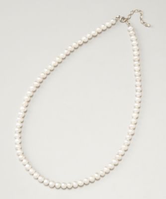 ＜ルウナミウ＞ 大きいサイズ 淡水パールネックレス・ぐるり(acj-0001) シャンパンゴールド(90) 【三越・伊勢丹/公式】