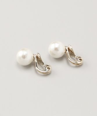 ＜ルウナミウ＞ 大きいサイズ コットンパールイヤリング(acj-0010) キスカ(09) 【三越・伊勢丹/公式】