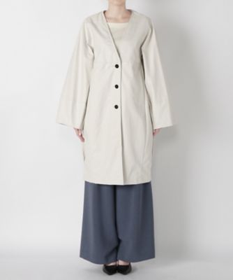 【SALE（三越）】＜エレファン/aileFan＞ コート(aF-17005) WHITE(01) 【三越・伊勢丹/公式】