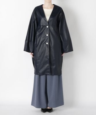 【SALE（三越）】＜エレファン/aileFan＞ コート(aF-17005) NAVY(75) 【三越・伊勢丹/公式】