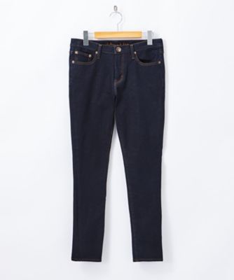 ＜AS KNOW AS olaca/アズ ノゥ アズ オオラカ＞ 大きいサイズ のびのび&star;MAXスキニー(OD0976)(クローバー) インディゴ 【三越・伊勢丹/公式】