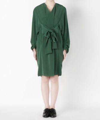 ＜エレファン/aileFan＞ ウエストリボンワンピ-ス aF-171826 GREEN 【三越・伊勢丹/公式】