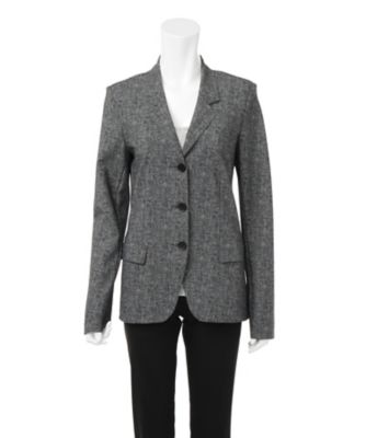 【SALE（三越）】＜イリエウォッシュ/IRIE WASH＞ ダブルスクーバツイードジャケット WJTV20 グレー 【三越・伊勢丹/公式】