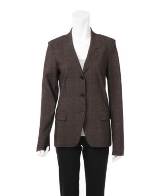 【SALE（三越）】＜イリエウォッシュ/IRIE WASH＞ ダブルスクーバツイードジャケット WJTV20 チャイロ 【三越・伊勢丹/公式】