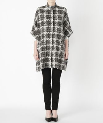 【SALE（三越）】＜イリエウォッシュ/IRIE WASH＞ チェックツイードジャケット WCM86 クロ/シロ 【三越・伊勢丹/公式】