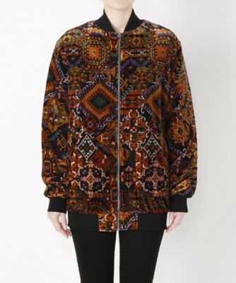【SALE（三越）】＜イリエウォッシュ/IRIE WASH＞ オリエンタルベロアジャケット WLBV07 柄ケイ 【三越・伊勢丹/公式】