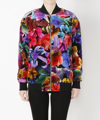【SALE（三越）】＜イリエウォッシュ/IRIE WASH＞ 花柄ベロア ジャケット WLFV07 フラワー柄 【三越・伊勢丹/公式】