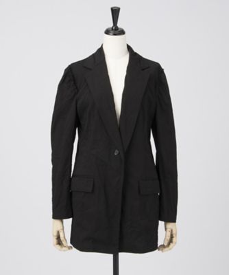 ＜YOHJI YAMAMOTO PLUS NOIR＞ ギャザー袖ジャケット(NK-J05-016) ブラック 【三越・伊勢丹/公式】