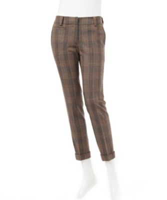 【SALE（伊勢丹）】＜インコテックス/incotex＞ 裾ダブルxシャドウパンツ 009-J70534J1164 ブラウン系 【三越・伊勢丹/公式】