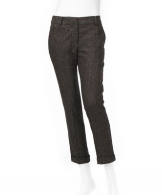 【SALE（三越）】＜インコテックス/incotex＞ 裾ダブルxドネガルツイードパンツ 009-J70534J4450 ブラウン 【三越・伊勢丹/公式】