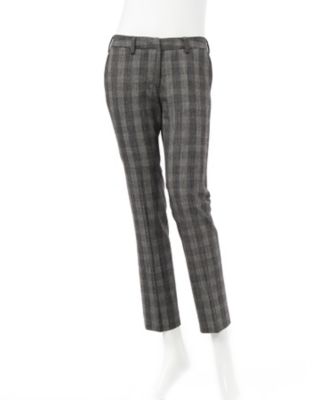 【SALE（伊勢丹）】＜インコテックス/incotex＞ MIグレンチェックパンツ 009-J72132J1163 ライトベージュ 【三越・伊勢丹/公式】