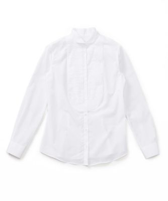 【SALE（三越）】＜バグッタ/Bagutta＞ タキシードシャツ(無地) ANTOL-01916 シロ 【三越・伊勢丹/公式】