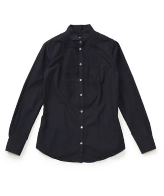【SALE（三越）】＜バグッタ/Bagutta＞ タキシードシャツ(無地) ANTOL-01916 ネービーブルー 【三越・伊勢丹/公式】