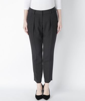 【SALE（伊勢丹）】＜プライムガーデン/PRIME GARDEN＞ 9分丈テーパードパンツ(82613)(スモールサイズ)(スモールサイズ) チャコールグレー 【三越・伊勢丹/公式】