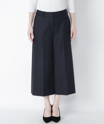 【SALE（三越）】＜プライムガーデン/PRIME GARDEN＞ 8分丈セミワイドパンツ 82616 ネイビー 【三越・伊勢丹/公式】
