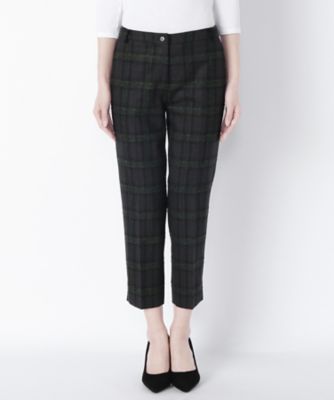 【SALE（三越）】＜インコテックス/incotex＞ 7分丈クロップドダブルパンツ J71425-J1181 ダークグレー 【三越・伊勢丹/公式】