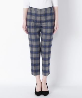 【SALE（三越）】＜インコテックス/incotex＞ 7分丈クロップドダブルパンツ J71425-J1181 ブルー 【三越・伊勢丹/公式】