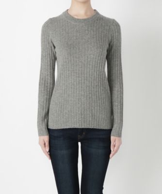 【SALE（伊勢丹）】＜プライムガーデン/PRIME GARDEN＞ 丸首リブプルオーバー PG62DA006 ライトグレー 【三越・伊勢丹/公式】