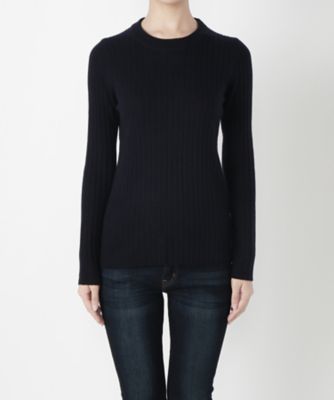 【SALE（三越）】＜プライムガーデン/PRIME GARDEN＞ 丸首リブプルオーバー PG62DA006 ネイビー 【三越・伊勢丹/公式】