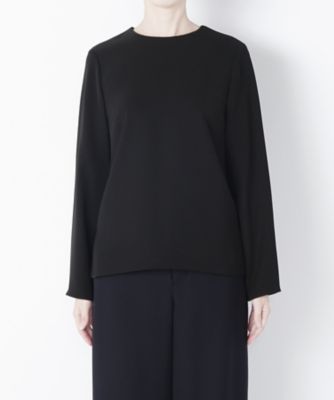 【SALE（三越）】 丸首ブラウス/Pacobj1 ブラック 【三越・伊勢丹/公式】