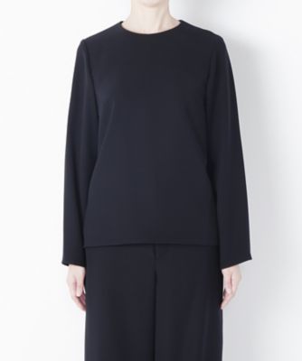 【SALE（三越）】 丸首ブラウス/Pacobj1 ネイビー 【三越・伊勢丹/公式】