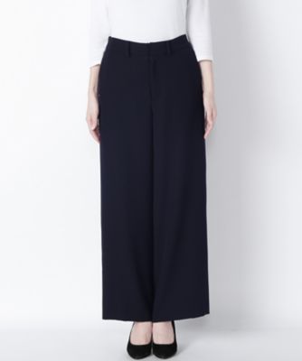 【SALE（三越）】 ワイドパンツ/Pacobj2 ネイビー 【三越・伊勢丹/公式】