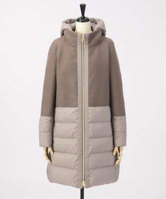 ＜ヘルノ/HERNO＞ ウール切り替えコート (PI0712D) ベージュ（1300） 【三越・伊勢丹/公式】