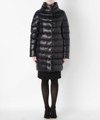 ＜ヘルノ/HERNO＞ PI0177D コート (PI0177D) ブラック（9300） 【三越・伊勢丹/公式】