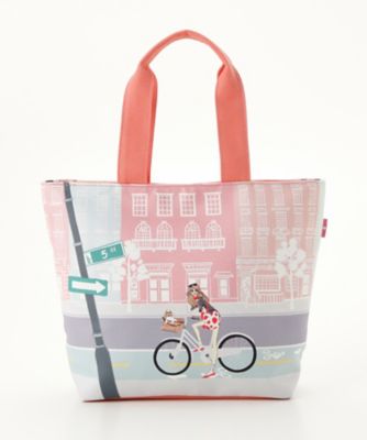 ＜レイコアオキ/REIKO AOKI＞ トートバッグ 中 8413 Bike girl 【三越・伊勢丹/公式】