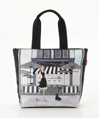 ＜レイコアオキ/REIKO AOKI＞ トートバッグ 中 8413 Brooklyn cafe 【三越・伊勢丹/公式】