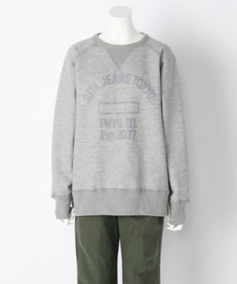 【SALE（伊勢丹）】＜リタ ジーンズ トーキョー/RITA JEANS TOKYO＞ ラグランスウェット(16FW CT-06)(スモールサイズ) グレー 【三越・伊勢丹/公式】