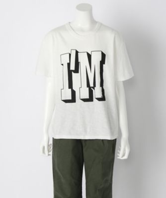 【SALE（伊勢丹）】＜リタ ジーンズ トーキョー/RITA JEANS TOKYO＞ I'M Tシャツ(16FW BT-02)(スモールサイズ) ホワイト 【三越・伊勢丹/公式】