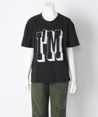 【SALE（伊勢丹）】＜リタ ジーンズ トーキョー/RITA JEANS TOKYO＞ I'M Tシャツ(16FW BT-02)(スモールサイズ) ブラック 【三越・伊勢丹/公式】