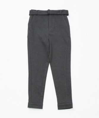 【SALE（伊勢丹）】＜FLORENT/フローレント＞ カルゼジャージクロップトパンツ(1608F04101)(スモールサイズ) Ｃ.ＧＲＹ 【三越・伊勢丹/公式】