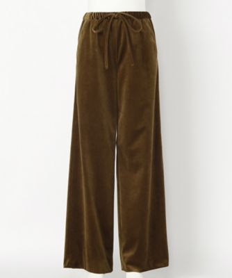 ＜SACRA/サクラ＞ ベロアパンツ(117567112)(スモールサイズ) 160CAMEL 【三越・伊勢丹/公式】