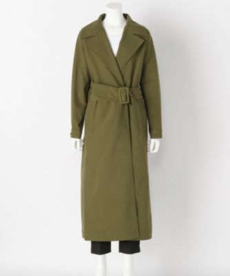 ＜マイカ＆ディール/MICA & DEAL＞ ドレストレンチコート(M17C129) カーキ 【三越・伊勢丹/公式】