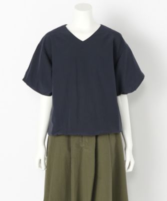 ＜マイカ＆ディール/MICA & DEAL＞ 三越伊勢丹限定 バルーンブラウス(M17A036-1)(スモールサイズ) ネイビー 【三越・伊勢丹/公式】