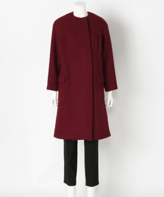 ＜FLORENT/フローレント＞ ジロンラムスーパーコート(1705F08113)(スモールサイズ) D.RED 【三越・伊勢丹/公式】