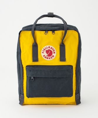 ＜FJALL RAVEN/フェールラーベン＞ KANKEN BAG(Navy-WarmYellow/23510) Navy-WarmYellow 【三越・伊勢丹/公式】