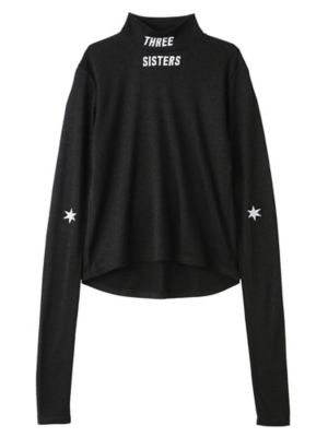 ＜PAMEO?POSE/パメオポーズ＞ GLITTER SKIN LONG TEE(231752700301) BLK(09) 【三越・伊勢丹/公式】