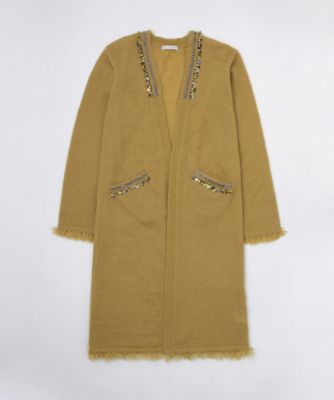 【SALE（伊勢丹）】＜AKANE UTSUNOMIYA＞ 別注カーディガン(W16-FK71-1004) マスタード 【三越・伊勢丹/公式】