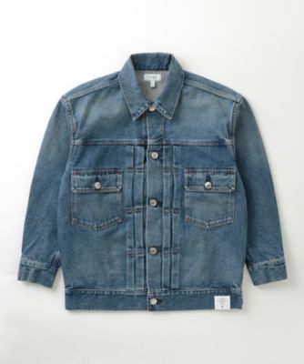 ＜ハイク/HYKE＞ DENIM JACKET TYPE2/BIG FIT(17106) USEDWASH 【三越・伊勢丹/公式】
