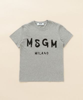 ＜エムエスジーエム/MSGM＞ ロゴTシャツ(2241MDM60/174296+298) グレー 【三越・伊勢丹/公式】