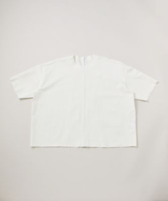 【SALE（三越）】＜JOHN LAWRENCE SULLIVAN＞ DENIM SHORT-SLEEVE TOPS(TO17-13-68) シロ 【三越・伊勢丹/公式】