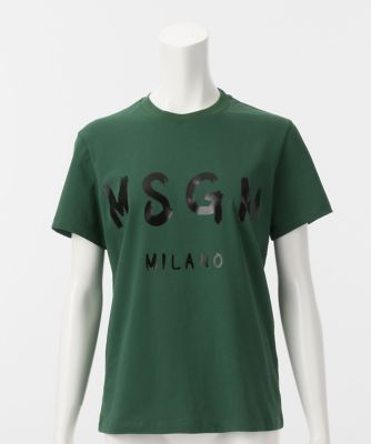 ＜エムエスジーエム/MSGM＞ ロゴTシャツ(2242MDM160/174296+298) ミドリ 【三越・伊勢丹/公式】