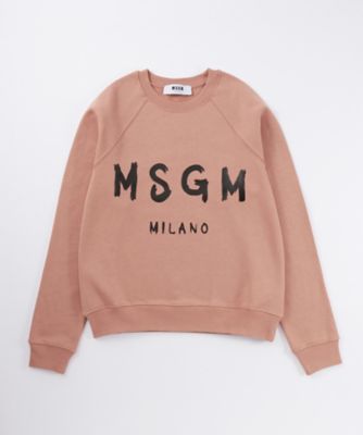 ＜エムエスジーエム/MSGM＞ ロゴスウェットプルオーバー(2341MDM89-174778) 13Pink 【三越・伊勢丹/公式】