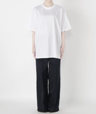 ＜ハイク/HYKE＞ SHORT-SLV TEE/BIG FIT(12175) 02WHITE 【三越・伊勢丹/公式】